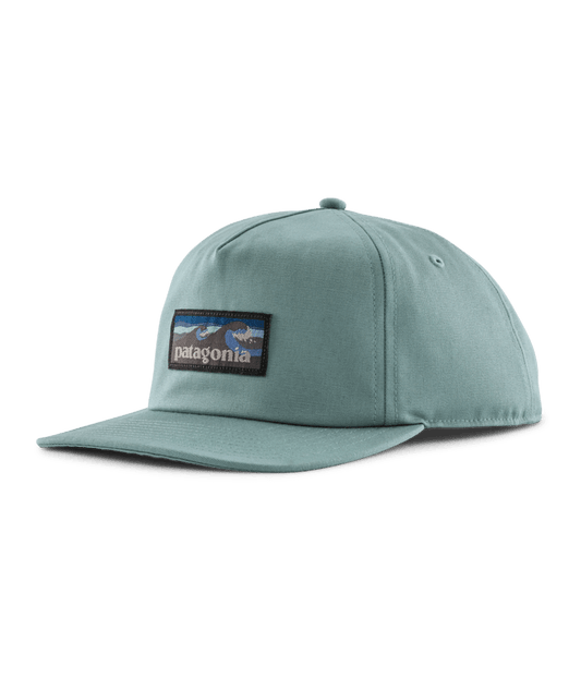 Patagonia Boardshort Label Funfarer Cap Blue Sage