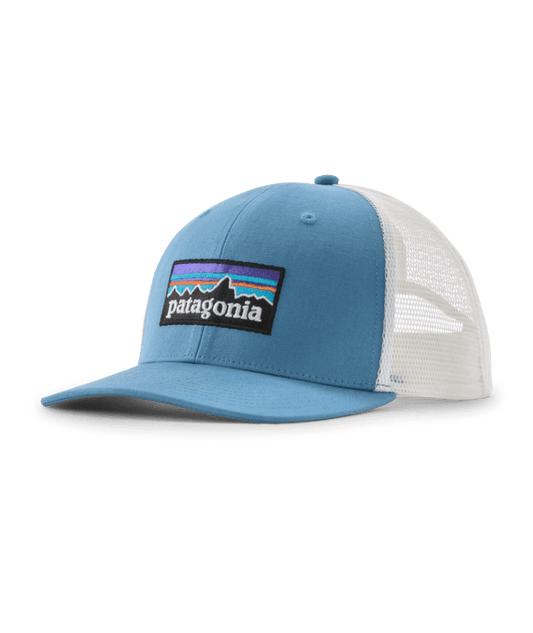 Patagonia P-6 Logo Trucker Hat Shore Blue