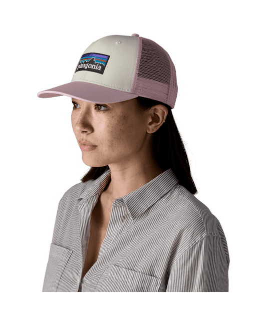 Patagonia P-6 Logo Trucker Hat White