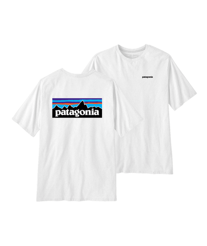 Patagonia M's P-6 Logo Responsibili-Tee White