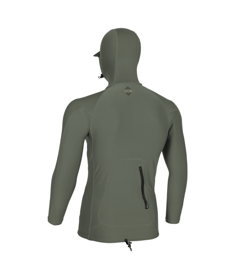 O'neill Hyperfreak Skins L/S Rash Guard W/Hood