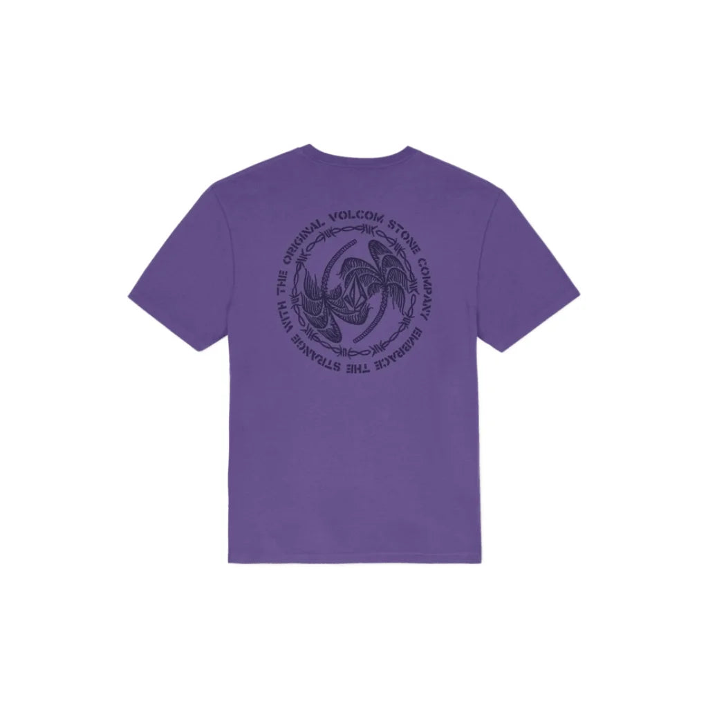 Volcom CirclePalm PW SS T-Shirt Lila