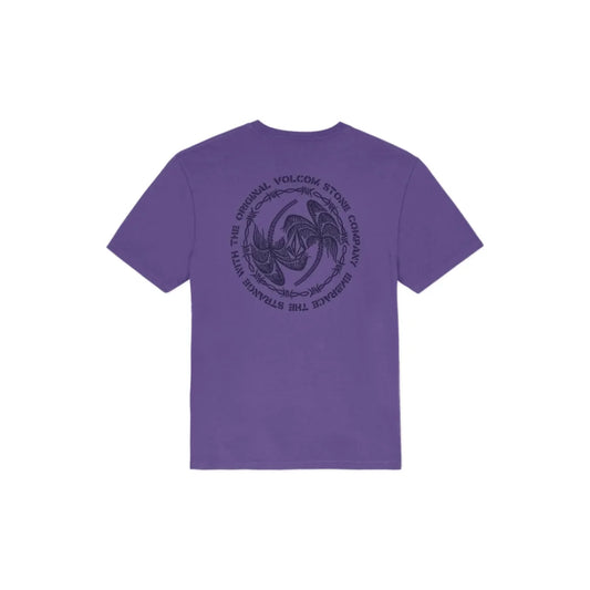 Volcom CirclePalm PW SS T-Shirt Lila