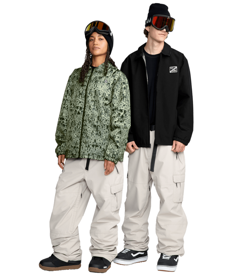 Volcom Fakie Reversible Jacke Schwarz