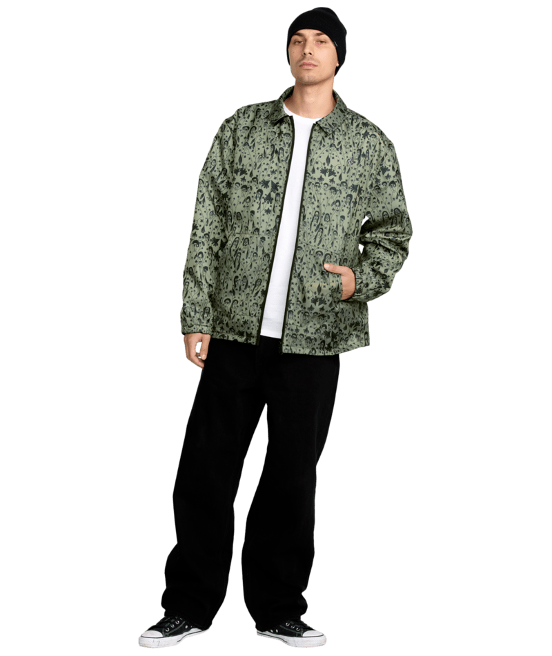 Volcom Fakie Reversible Jacke Schwarz