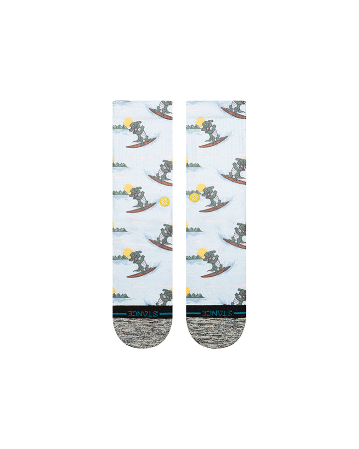 Stance Later Gator Crew Socks LightBlue