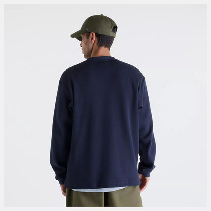 New Balance Numeric Waffle Knit Long Sleeve Henley DNT