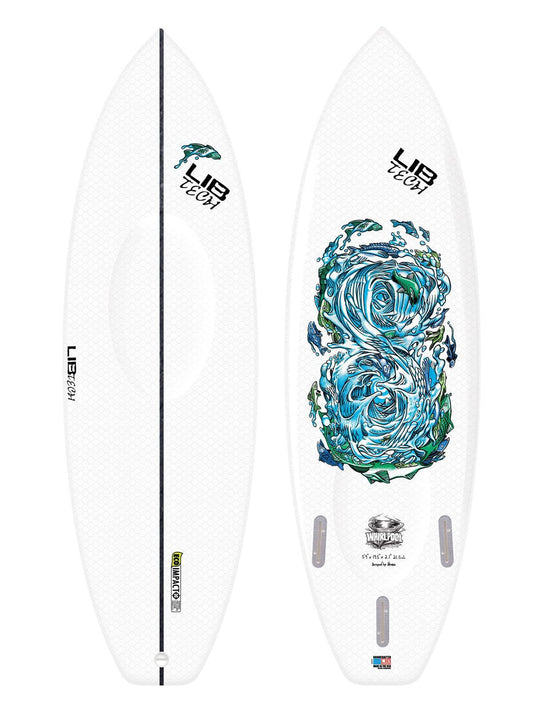 LIB TECH Whirlpool Surfboard 5'6