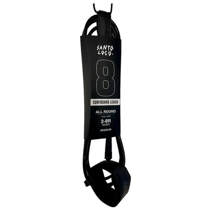 SantoLoco 8 ft Premium Surf Leash