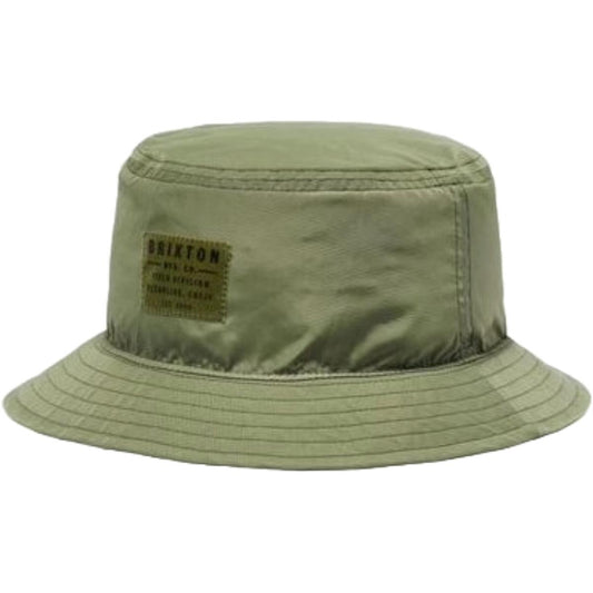 Brixton Nylon Packable Bucket Hat Olive