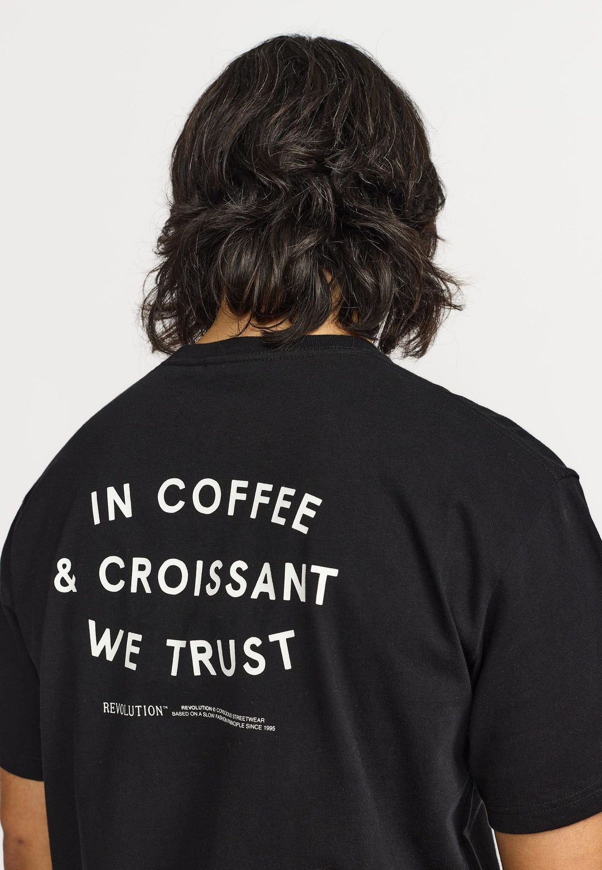 Revolution Printed Tee Black