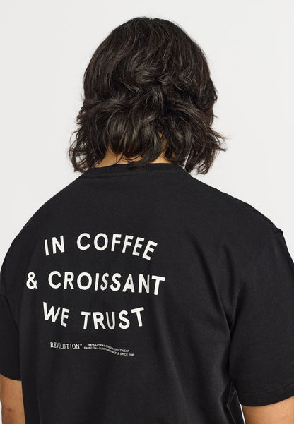 Revolution Printed Tee Black