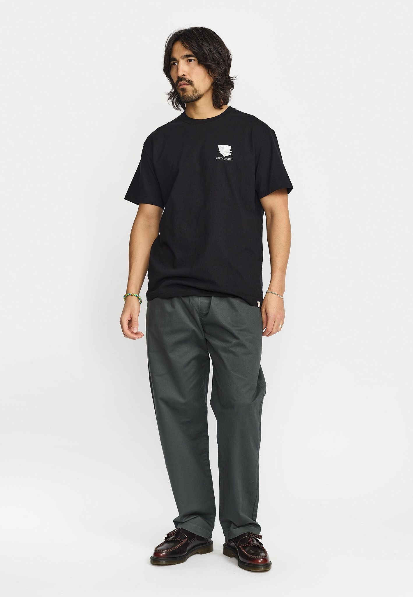 Revolution Printed Tee Black