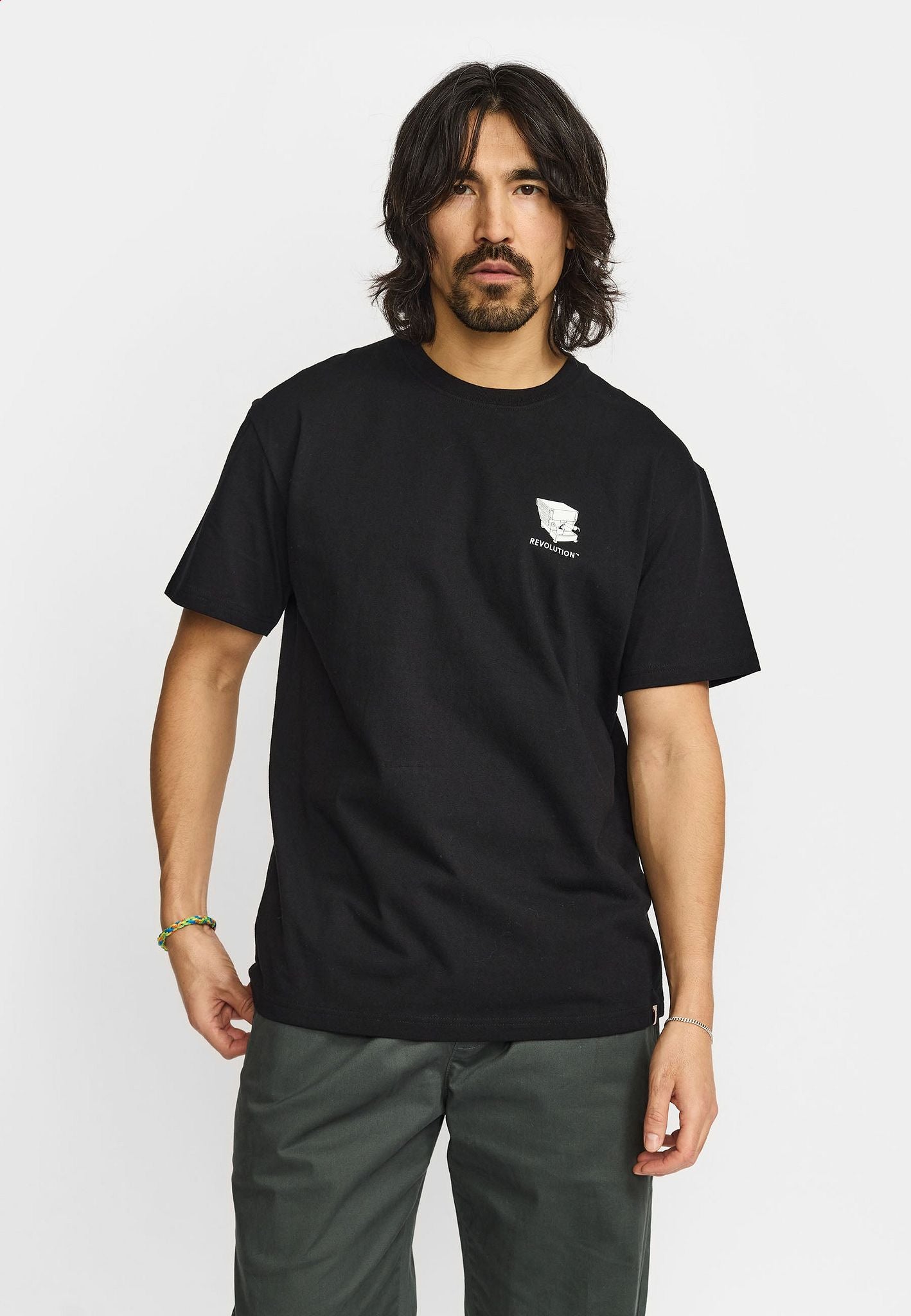 Revolution Printed Tee Black