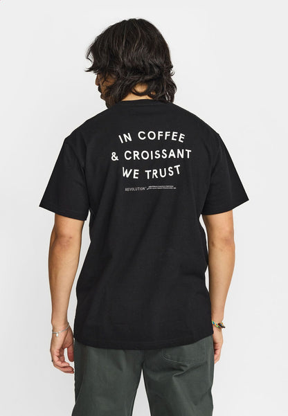 Revolution Printed Tee Black