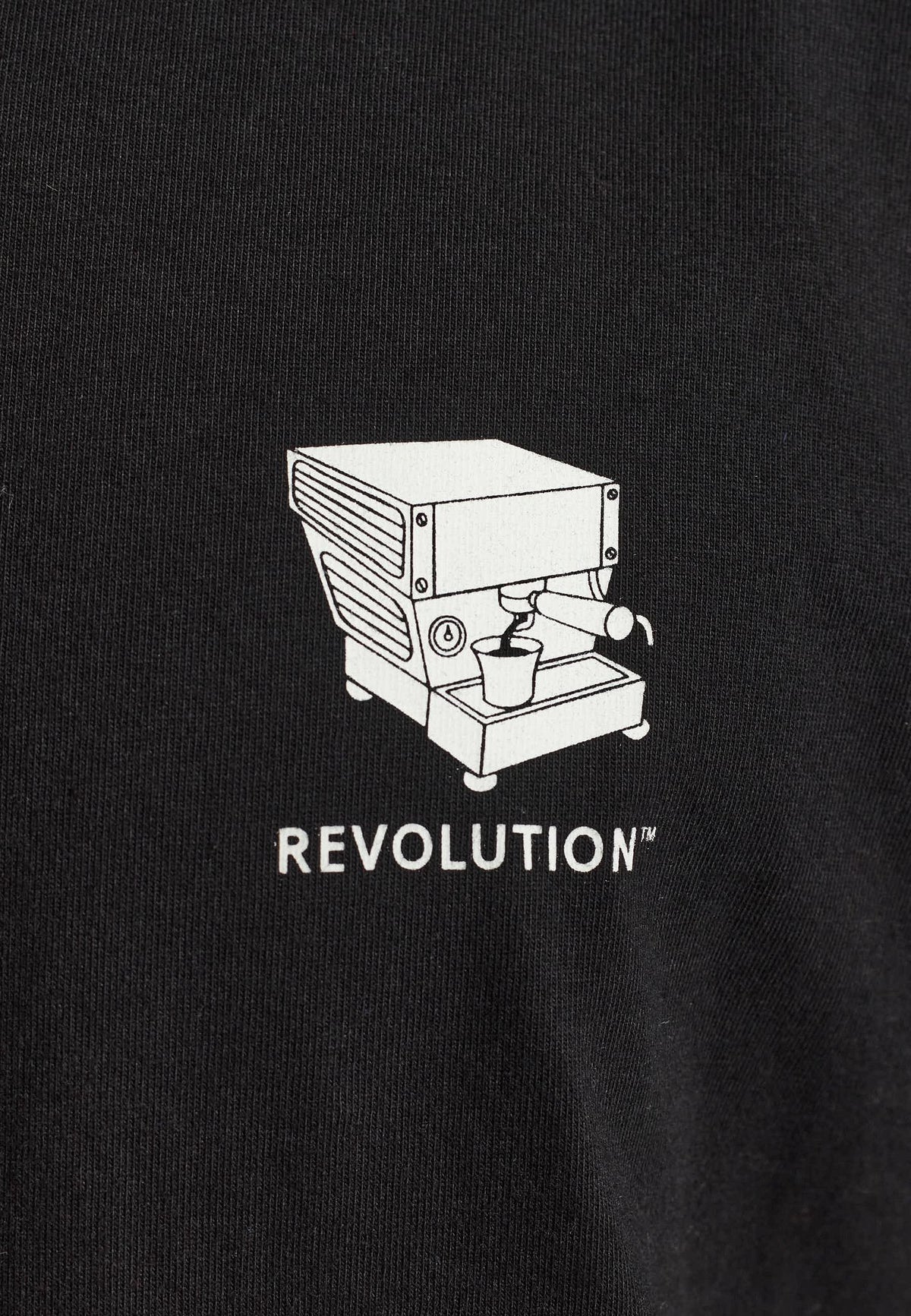 Revolution Printed Tee Black