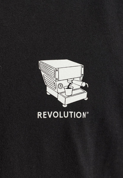 Revolution Printed Tee Black
