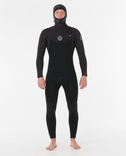Rip Curl Wms Flashbomb 6/4 Neoprenanzug mit Brustreißverschluss und Kapuze