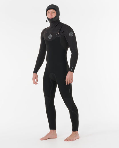 Rip Curl Wms Flashbomb 6/4 Neoprenanzug mit Brustreißverschluss und Kapuze