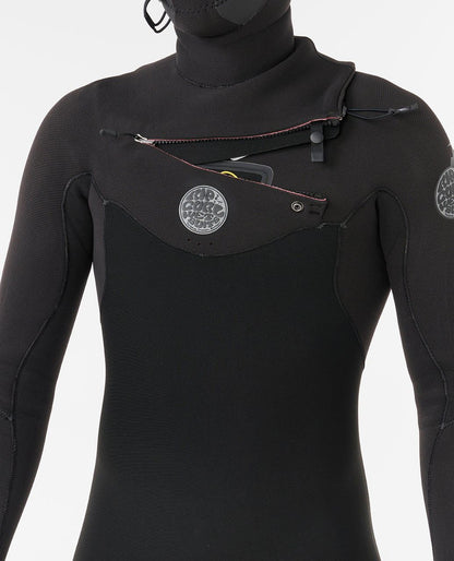 Rip Curl Wms Flashbomb 6/4 Neoprenanzug mit Brustreißverschluss und Kapuze
