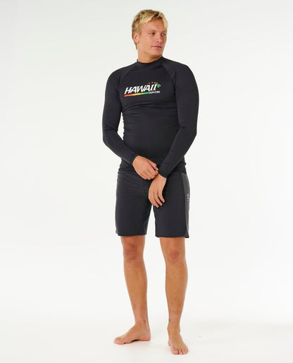 Rip Curl Hawaii Gritty UPF Longsleeve Black