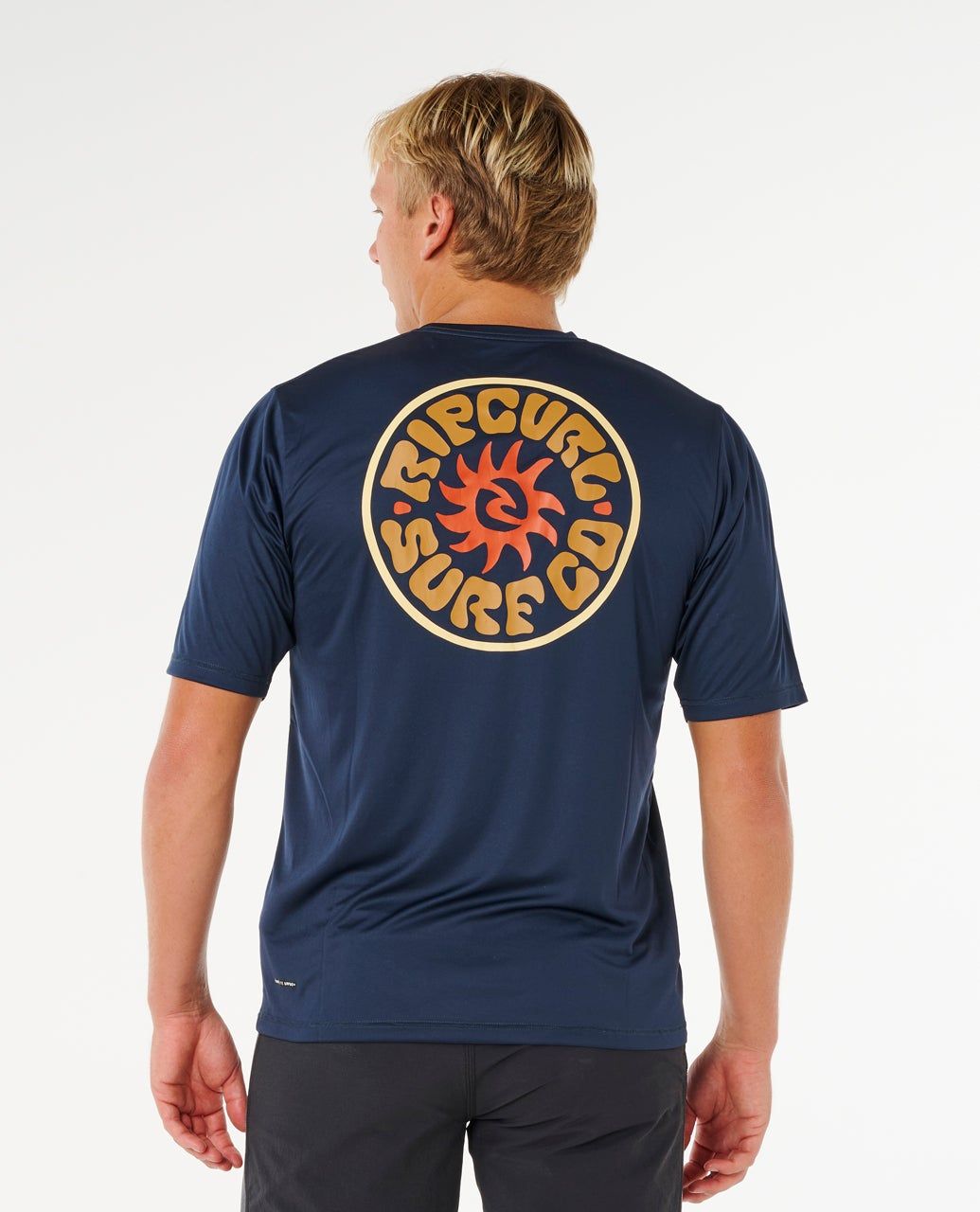 Rip Curl Pacific Rinse Surflite UPF S/S Tee Dark Navy