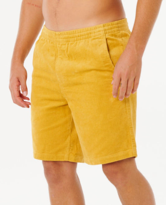 Rip Curl Premium Surf Cord 19 Volley Shorts Pine Night Golden Hour