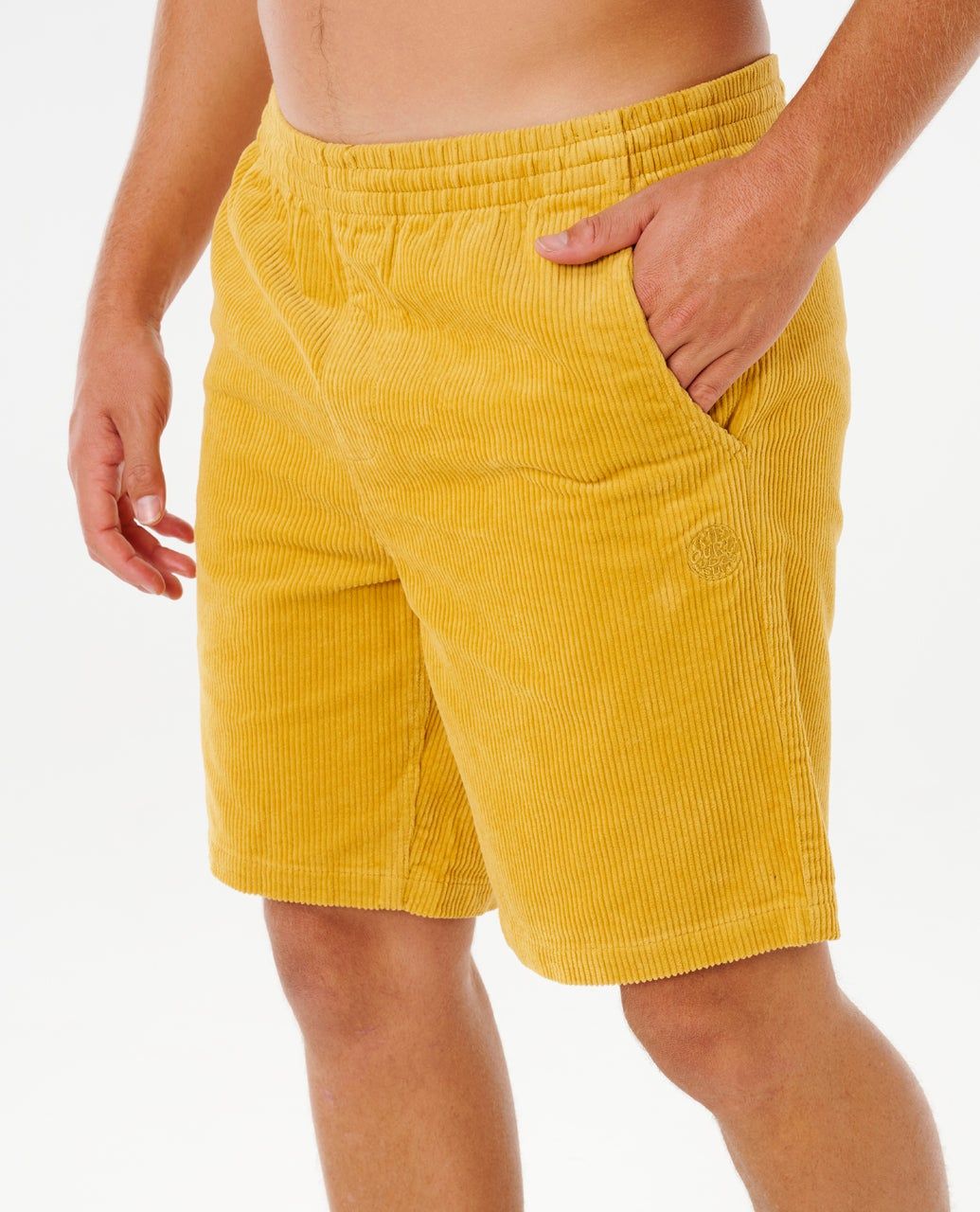 Rip Curl Premium Surf Cord 19 Volley Shorts Pine Night Golden Hour