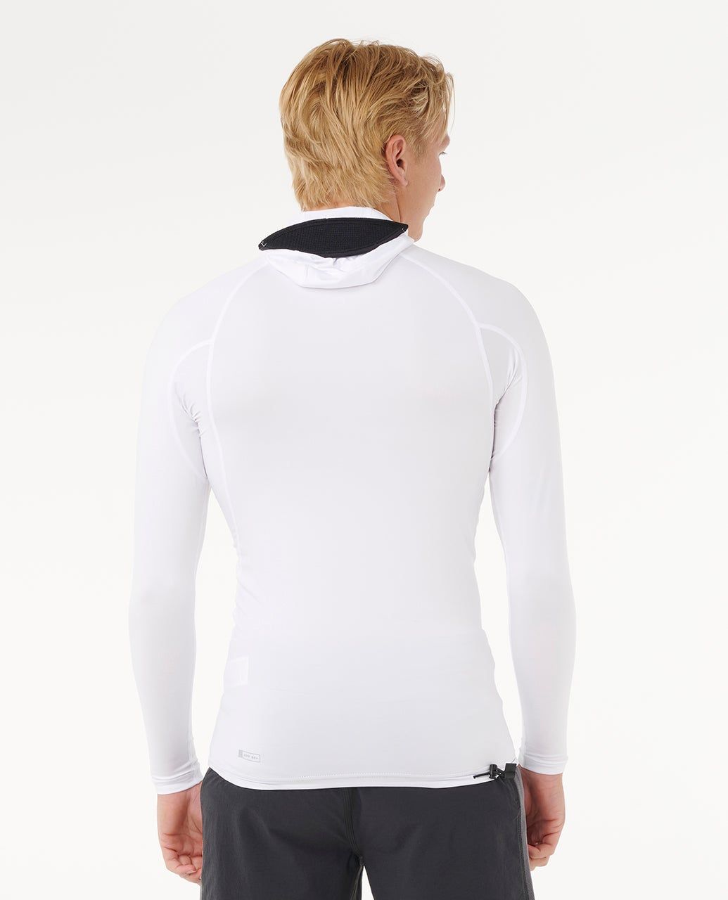 Rip Curl Search UPF Perf Hood L/S Rash Vest Black White