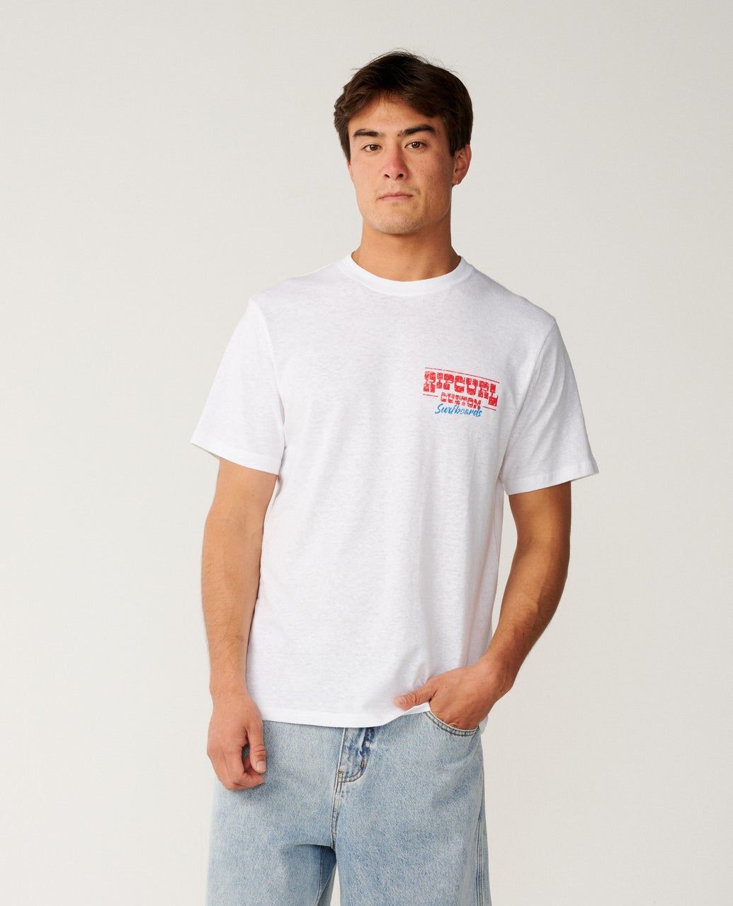Rip Curl Shaper Address Tee White