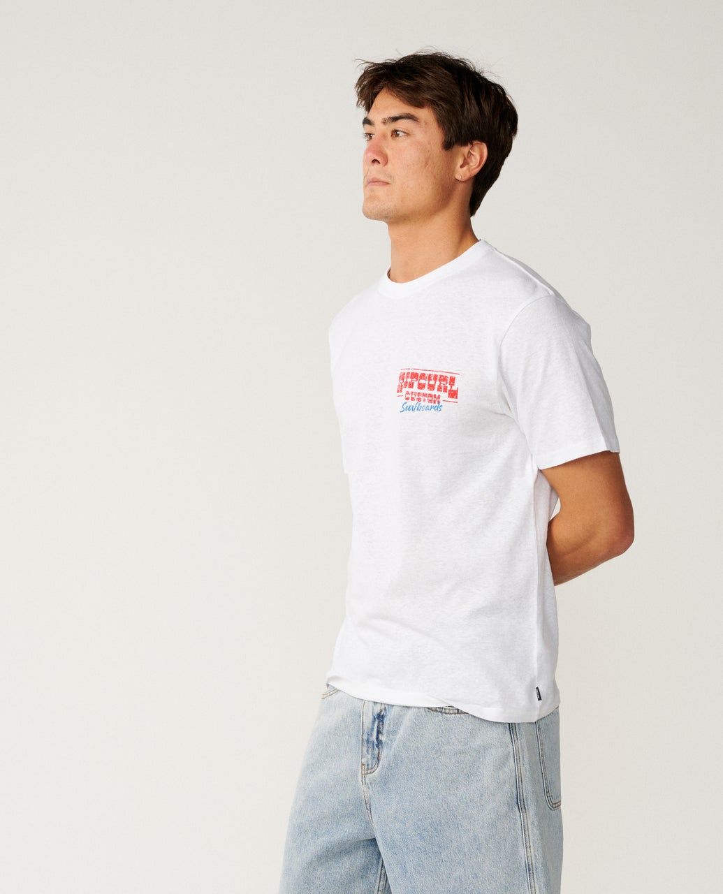 Rip Curl Shaper Address Tee White