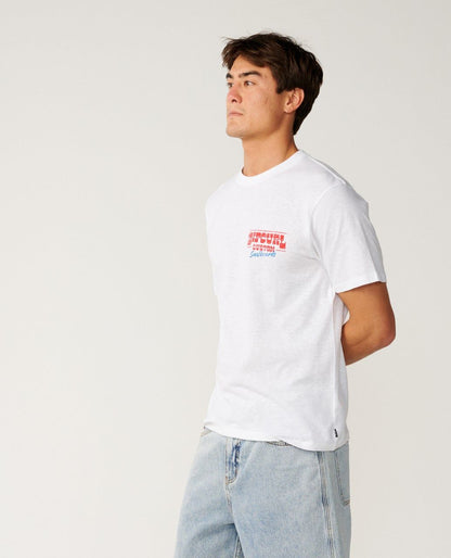 Rip Curl Shaper Address Tee White