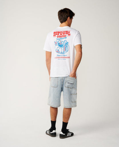 Rip Curl Shaper Address Tee White