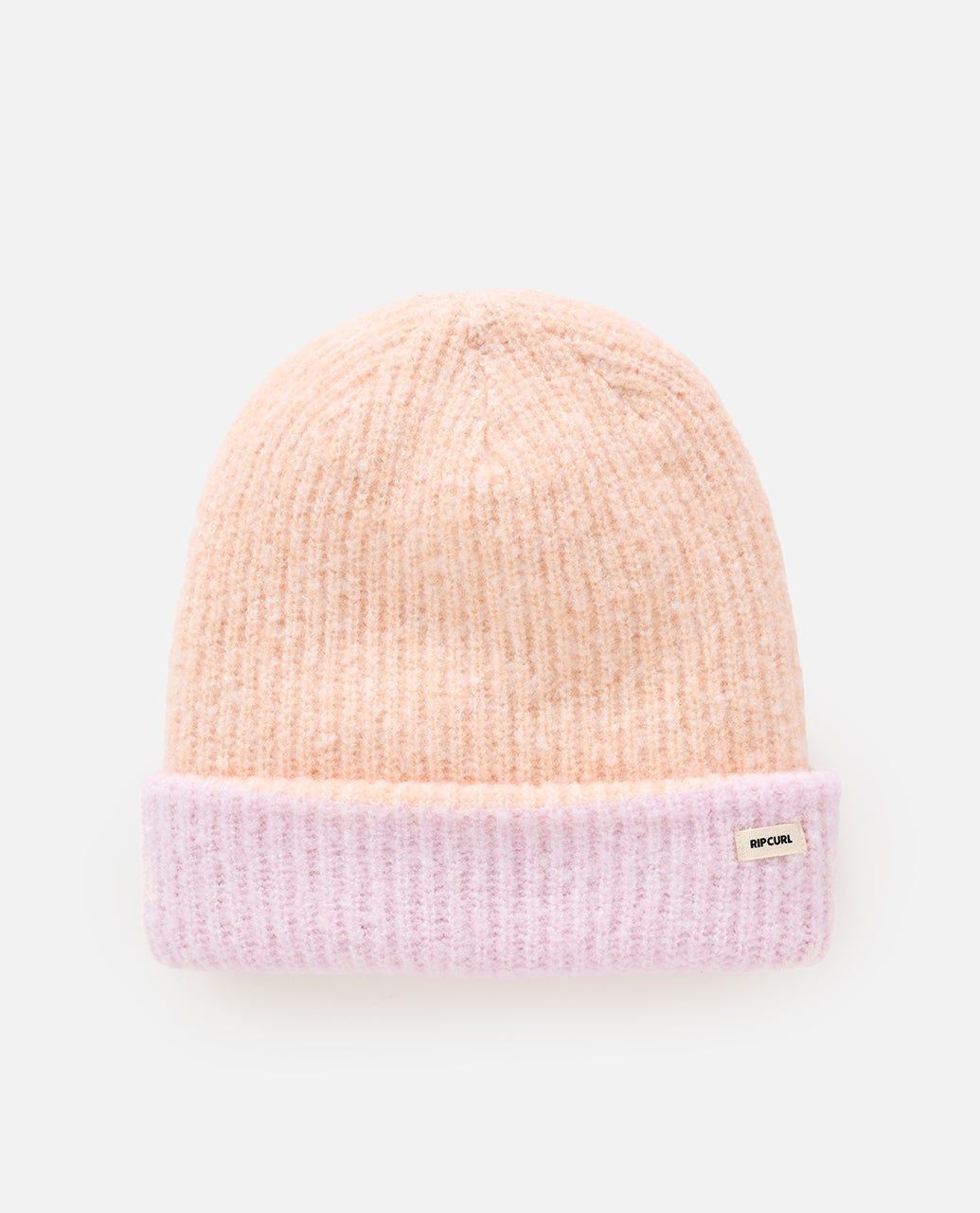 RipCurl 2 Tone Reg Revo Beanie Peach / Lilac