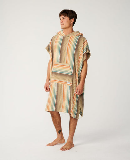RipCurl Classic Surf Hooded Towel Khaki Sand 104cm / 40,9"