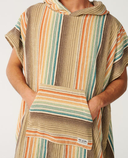 RipCurl Classic Surf Hooded Towel Khaki Sand 104cm / 40,9"
