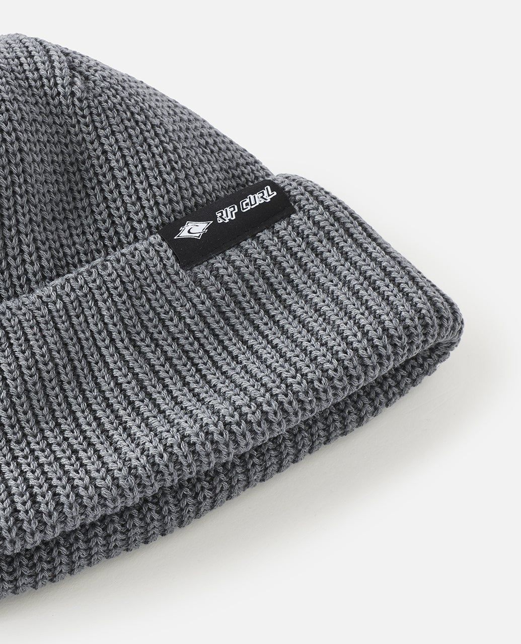 RipCurl Classic Surf Shallow Beanie Ice Grey