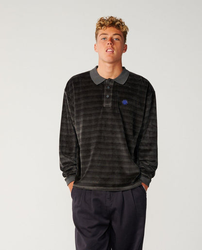 RipCurl Disorder Polo Washed Black