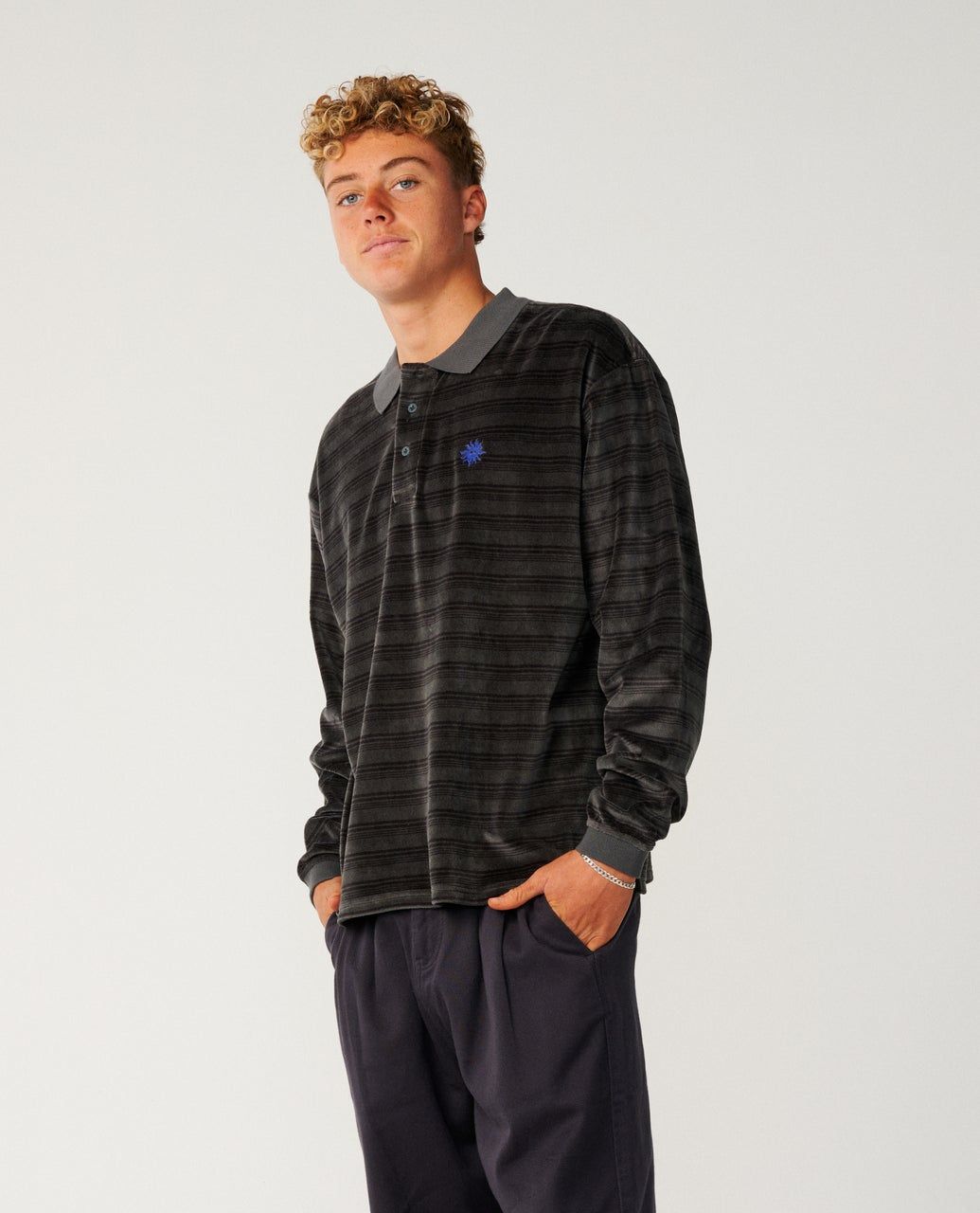 RipCurl Disorder Polo Washed Black
