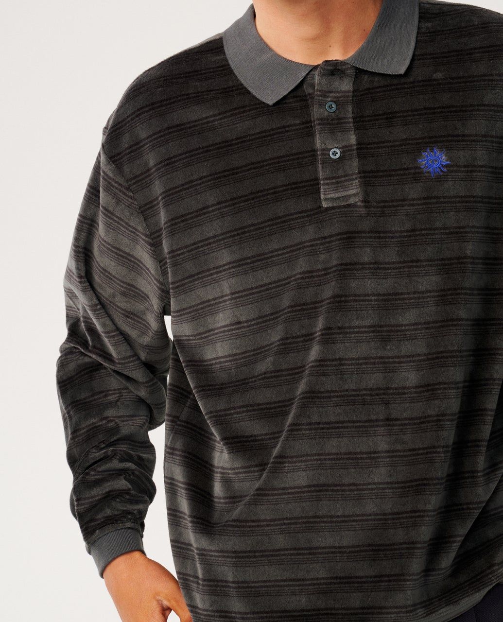 RipCurl Disorder Polo Washed Black