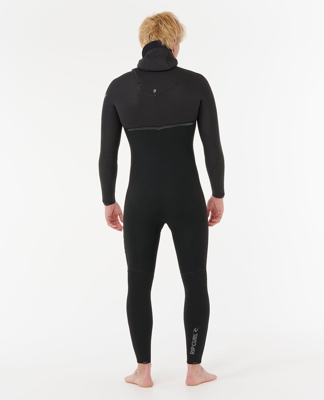 RipCurl E-Bomb 5/4 Zip Free Hood Wetsuit Black