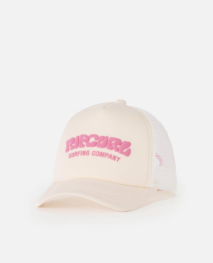 RipCurl Mixed Revival Trucker Cap Natural/Pink Natural / Pink