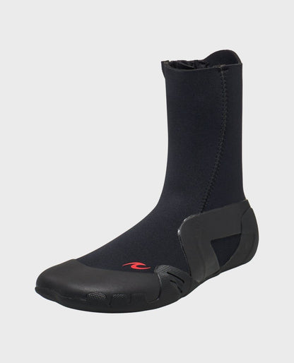RipCurl Omega 3mm Round Toe Zip Boot Black