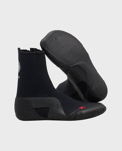 RipCurl Omega 3mm Round Toe Zip Boot Black