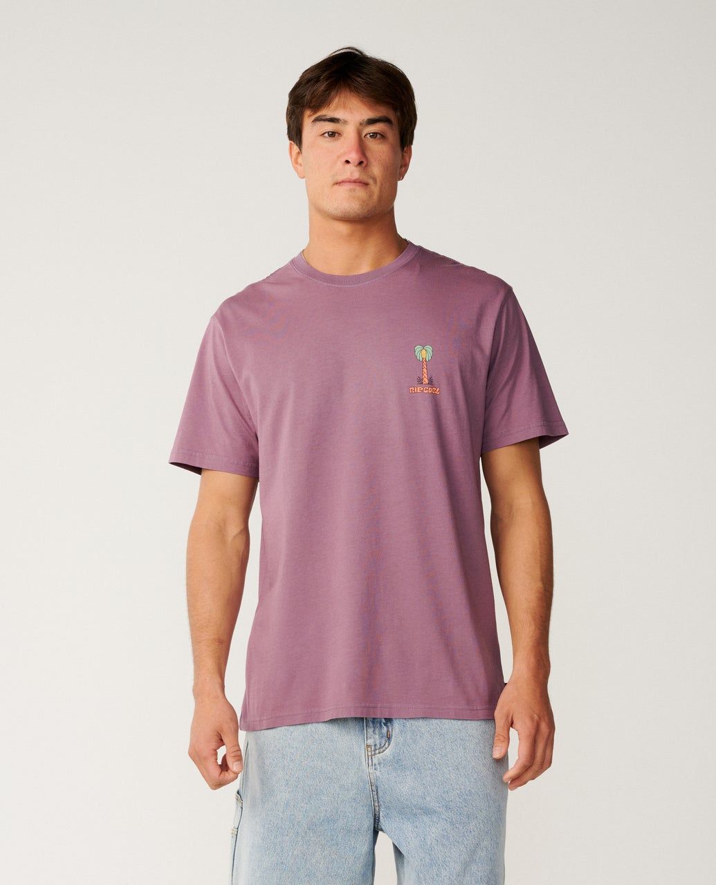 RipCurl Pacific Rinse Higgins Tee Dusty Purple