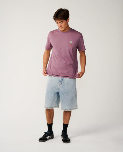 RipCurl Pacific Rinse Higgins Tee Dusty Purple