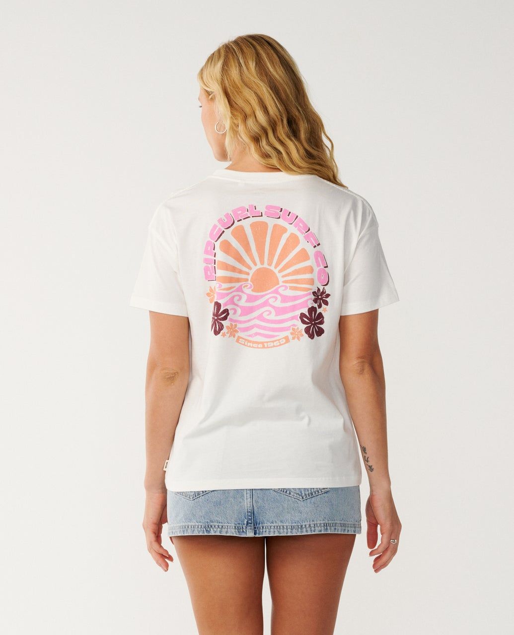 RipCurl Party Wave Art Relaxed Tee