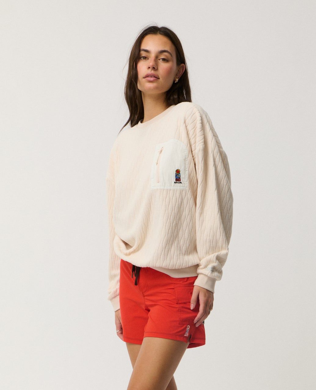 RipCurl S-Series Jacquard Fleece Sweatshirt Shell