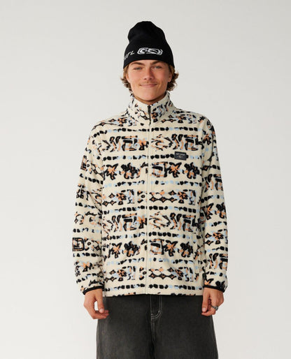 RipCurl Sessions Polar Fleece Sweatshirt Vintage White