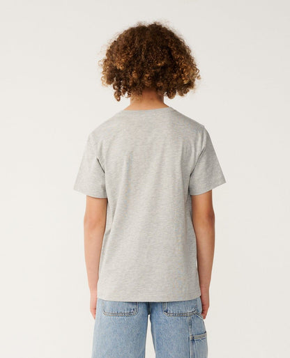 RipCurl Streamline Circle Logo Tee Black Grey Marle